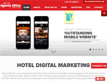 Tablet Screenshot of agencyafrica.com